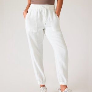 Athleta Retreat Linen High Rise Jogger